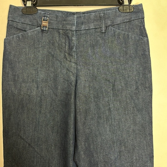 Express | Dark Blue Editor Jeans | Slack Style Pants | Business Fashion Size 00R - Picture 2 of 11